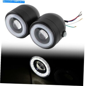 Headlight ubNcCwbhCgI[goC_ufAvXg[gt@C^[jo[T Black Twin Headlight Motorcycle Double Dual Lamp Street Fighter Universal