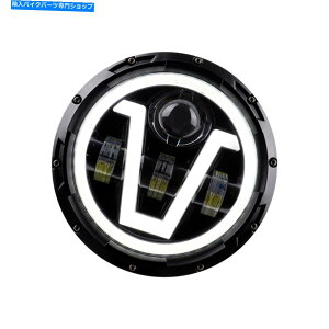 Headlight 1PCS /24V���[�^�[�T�C�N���w�b�h���C�g7 ''�^�[���M��A8W8�t��V���^�w�b�h���C�g 1pcs /24V Motorcycl Headlight 7'' V-shape Headlight with Turn Signal A8W8�y���s�A���i�z
