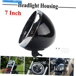 Headlight �n�[���[�f�r�b�h�\���p�̃w�b�h���C�g�n�E�W���O7�C���`�w�b�h�����v�d�r�o�P�b�g�V�F�� Headlight Housing 7 inch Headlamp Light Bulb Bucket Shell For Harley Davidson�y���s�A���i�z