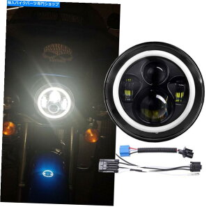 Headlight n[[frbh\we[W\tg[XCb`obN̂߂7C`̃I[goCLEDwbhCg 7" Inch Motorcycle LED Headlight For Harley Davidson Heritage Softail Switchback