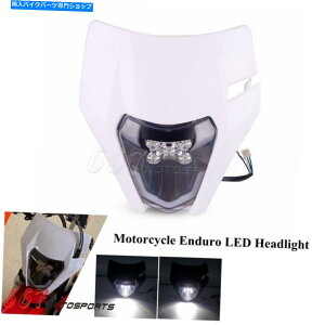 Headlight �z���C�g�X�[�p�[���g�́Aexcf xcf xcw sxf xc tc fe 300 350 450�G���f���[���̃w�b�h���C�g�����[�h���Ă��܂� White Supermoto LED Headlight For EXC XCF XCW SXF XC TE TC FE 300 350 450 Enduro�y���s�A���i�z