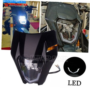 Headlight KX450F KLX110 YAMAHA WR450R WR250X TTR225 YZ F̃Gf[[hwbhCg Enduro LED Headlight For Kawasaki KX450F KLX110 Yamaha WR450R WR250X TTR225 YZ F