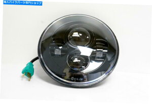 Headlight V7 "LEDvWFN^[fC[J[X^Cn[[c[OfpubNwbhCg New 7" LED Projector Daymaker Style Black Headlight for Harley Touring Models