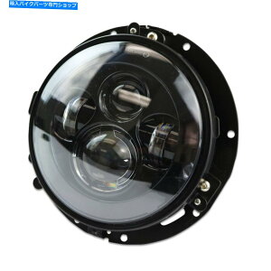 Headlight 7 "LEDvWFN^[fC[J[A_v^[}EgWOtn[[pubNwbhCg 7" LED Projector Daymaker Black Headlight For Harley with Adapter Mount w Ring