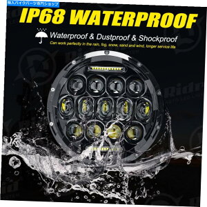 Headlight }nV-Star XVS / Harley Touring 7 "LEDwbhCg +tHOpXvLbg̏ꍇ For Yamaha V-Star XVS / Harley Touring 7" Led Headlight + Fog Passing Lamp Kit