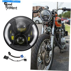 Headlight 7 ''[^[TCNLED HONDA CB550 CB750C CB900C̃wbhCg^[VOiCg 7'' Motorcycle LED Headlight Turn Signal Light For Honda CB550 CB750C CB900C