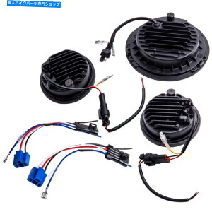 Headlight 7C`LEDԂ̃jOCgvWFN^[wbhCg + 4.5C`̒ʉ߃Cg 7 Inch LED Daytime Running Light Projector Headlight + 4.5 Inch Passing Lights