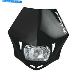 Headlight Polisport MMX�w�b�h���C�g�h�b�g�u���b�N Polisport MMX Headlight-DOT-Black�y���s�A���i�z