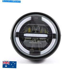 Headlight 7 "I[goCwbhCgLEDfCCNJtF[T[{o[vWFNgJX^jo[T 7" motorcycle headlight led daymake cafe racer bobber project custom universal