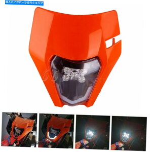 Headlight Supermoto�w�b�h�����vLED�w�b�h���C�gExcw Excf 250 300 350 450 500 530�G���f���[�� Supermoto Headlamp LED Headlight For EXC XCW EXCF 250 300 350 450 500 530 Enduro�y���s�A���i�z