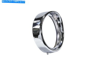 Headlight n[[gOflhr fld fltAE^[wbhvNt`vcC33-0813 y2 Harley Trim Ring FLHR FLD FLT Outer Headlamp Chrome Frenched V-Twin 33-0813 Y2