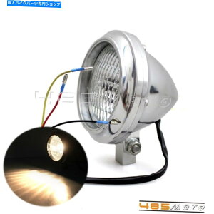 Headlight ���g���u���b�g�G�b�W�J�b�g�w�b�h���C�g�w�b�h�����v�n�[���[�_�C�i�c�[�����O�p�̍���r�[�� Retro Bullet Edge Cut Headlight Head Lamp High Low Beam for Harley Dyna Touring�y���s�A���i�z