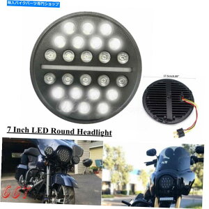 Headlight n[[_CiXg[g{uFXDBc[OX|[cX^[XL̃I[goC7 "LEDwbhCg Motorcycle 7" LED Headlight For Harley Dyna Street Bob FXDB Touring Sportster XL