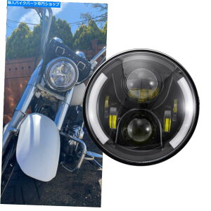 Headlight 7 "n[[c[OJtF[T[̃{o[̃I[goCLEDwbhCg^[VOi 7" Motorcycle LED Headlight Turn Signals for Harley Touring Cafe Racer Bobber