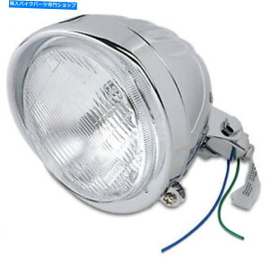 Headlight oCU[5-3/4 "thbOXyVeBwbhCg - atDS-280000 Drag Specialties Headlight with Visor 5-3/4" - Grooved DS-280000