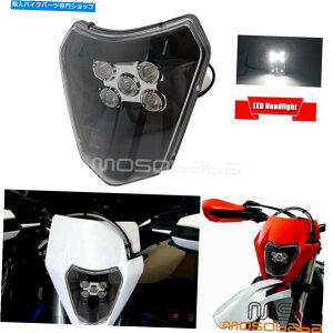 Headlight MX�o�C�NLED�w�b�h���C�gE8 E-Mark Universal for XCF XCW WR CRF FE 250 350 450 690R MX Bike LED Headlight E8 E-mark Universal For XCF XCW WR CRF FE 250 350 450 690R�y���s�A���i�z