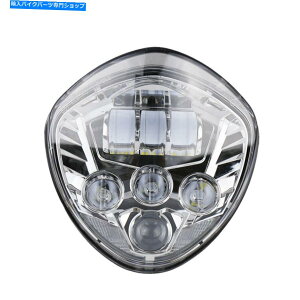 Headlight NI[goĆANXJg[LOsxKXn}[̂߂ɃwbhCg[hĂ܂ Chrome Motorcycle LED Headlight For Victory Cross Country Kingpin Vegas Hammer