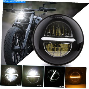 Headlight 5.75 5 3/4 LEDwbhCgvWFN^[DRLn[[_rbh\_CiX|[cX^[ 5.75 5 3/4 LED Headlight Sealed Projector DRL For Harley-Davidson Dyna Sportster