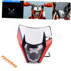Headlight �G���f���[��SMC SX XC-W SXF Exc-F 125-530�̃I�[�g�o�C�_�[�g�o�C�NLED�w�b�h���C�g Motorcycle Dirt Bike LED Headlight For Enduro SMC SX XC-W SXF EXC EXC-F 125-530�y���s�A���i�z