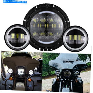 Headlight �I�[�g�o�C7 LED�w�b�h���C�g + 4.5�z���_�V���h�Evxl�Z�C�o�[110�̃p�b�V���O���C�g Motorcycle 7 LED Headlight + 4.5 Passing Light For Honda Shadow VXL Sabre 110�y���s�A���i�z