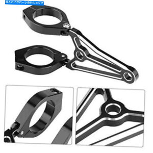 Headlight 2PCSwbhCg}EguPbgtBbgtH[Nwbhvz_[JtF[T[Mot ... 2Pcs Headlight Mount Bracket Fit fork Head Lamp Holder Fit for Cafe Racer Mot...