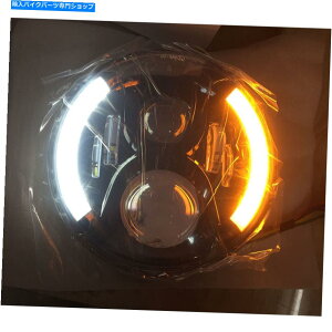 Headlight �n�[���[�I�[�g�o�C�Ƀt�B�b�g����LED�w�b�h���C�g7 �ۂ��I�[�g�o�C�쓮���C�gDRL LED Headlight Fit For Harley Motorcycle 7 Round Motorcycle Driving Light DRL�y���s�A���i�z