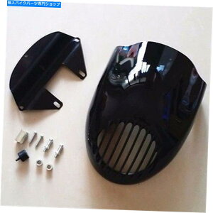 Headlight OwbhCg}XNtgtFAOtCXN[oCU[n[[X|[cX^[_CiXL Grill Headlight Mask Front Fairing Flyscreen Visor For Harley Sportster Dyna XL