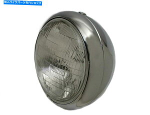 Headlight ���B���e�[�W7���E���h�w�b�h�����v12�{���g�n�[���[�f�C�r�b�h�\��by V�c�C�� Vintage 7 Round Headlamp 12 Volt for Harley Davidson by V-Twin�y���s�A���i�z