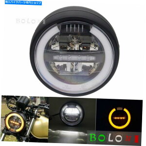 Headlight �n�[���[�f�r�b�h�\���c�A�[�t�@�b�g�{�[�C�\�t�g�A�C���_�C�i�̃��E���hLED�v���W�F�N�V�����w�b�h���C�g Round LED Projection Headlight For Harley Davidson Touring FatBoy Softail Dyna