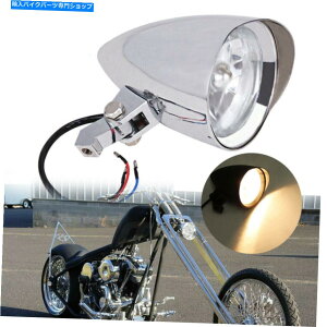 Headlight I[goCoCU[eۃwbhCgv4.5 ''n[[{o[`bp[JX^US Motorcycle Visor Bullet Headlight Lamp 4.5'' For Harley Bobber Chopper Custom US