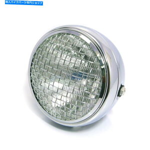 Headlight Chrome Retro Grill 7 Headlight Harley Chopper Bobber Cafe Racer�J�X�^���v���W�F�N�g Chrome retro Grill 7 headlight Harley chopper bobber cafe racer custom projects�y���s�A���i�z