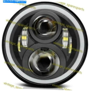 Headlight Royal Enfield Meteor 350 Express�̊O���̃����t��7 "LED�w�b�h���C�g�B�z�M 7" LED Headlight With Outer Rim For Royal Enfield Meteor 350 Express. Delivery