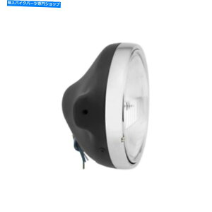 Headlight Bikemaster Slim Side Mount Headlight-�}�b�g�u���b�N-7�C���`-8k7 -H/B -N BikeMaster Slim Side Mount Headlight - Matte Black - 7 Inch - 8K7-H/B-N�y���s�A���i�z