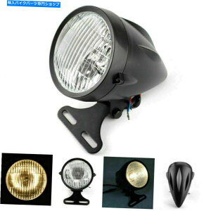 Headlight ubNubgwbhCgv4 3/4 "`bp[{o[JX^ẽI[goCe Black Bullet Headlight Lamp 4 3/4" Motorcycle For Chopper Bobber Custom E