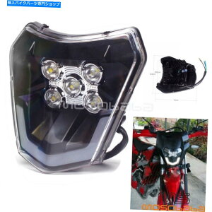 Headlight Exc�̂��߂̃g���C���o�C�N�w�b�h���C�g�t��LED�X�g���b�v6����500 450 300 690 Enduro R XC-W Trail Bike Headlight w/ LED Strip For EXC Six Days 500 450 300 690 Enduro R XC-W