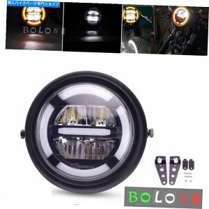 Headlight 7 "n[[Xg[gOCh\tgAC{o[JtF[T[̃I[goCLEDwbhCg 7" Motorcycle LED Headlight For Harley Street Glide Softail Bobber Cafe Racer