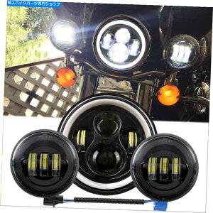 Headlight I[goC7 "LEDwbhCg+ 4.5g}nV-STAR XVS 1100 950̃pXCg Motorcycle 7" LED Headlight+ 4.5g Passing Lights For Yamaha V-Star XVS 1100 950