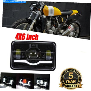 Headlight Suzuki DRZ400E DRZ400S DRZ400SM 2002-16��Black4x6 �I�[�g�o�CLED�w�b�h���C�g Black 4x6 Motorcycle LED Headlight for Suzuki DRZ400E DRZ400S DRZ400SM 2002-16�y���s�A���i�z
