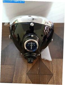Headlight 7''lucas^CvwbhCgwbhvubNhSSU700 BSA Triumph NortonɃtBbg 7''Lucas Type Headlight Headlamp Black Painted Fit For ssu700 Bsa Triumph Norton