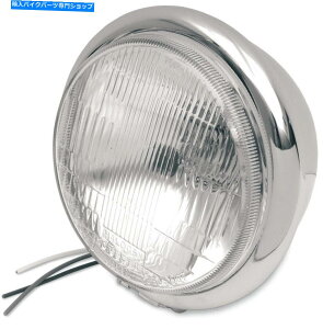 Headlight hbOXyVeB{g}EgH4wbhCg-5-3/4 "-Chrome -DS -280035 Drag Specialties Bottom Mount H4 Headlight - 5-3/4" - Chrome - DS-280035