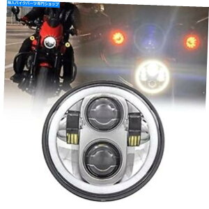 Headlight 5-3/4 5.75C`Eh45Wn[LEDwbhCgGWFACvn[[C[W[ 5-3/4 5.75 Inch Round 45w Halo LED Headlight Angel Eyes Lamp For Harley Easy