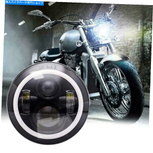 Headlight Chrome 7 '' Yamaha V-STAR XVS 950 650 1100 1300�N���V�b�N�X�g���C�J�[�̃w�b�h���C�gLED Chrome 7'' LED Headlight For Yamaha V-Star XVS 950 650 1100 1300 Classic Stryker�y���s�A���i�z