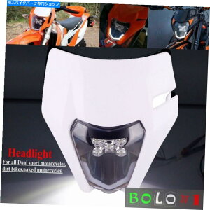 Headlight Gf[̂߂̃_[goCNLEDwbhCgXCF XCW 250 350 450 690 SMCR 6 Dirt Bike LED Headlight For Enduro R EXC XCF XC-W 250 350 450 690 SMCR Six Days