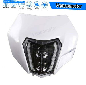 Headlight excw 250 350 450 500Gf[LED_[goCNwbhCg2017-2021ƃx[ For EXC XCW 250 350 450 500 Enduro LED Dirt Bike Headlight 2017-2021 with Bezel