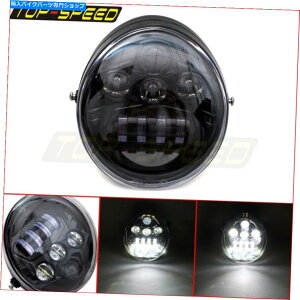 Headlight Harley V-Rod VRSCF VRSC VRSCA 60W 2002-2017̃ubNLEDwbhCgvWFN^[ Black LED Headlight Projector For Harley V-Rod VRSCF VRSC VRSCA 60W 2002-2017