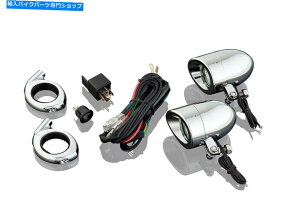 Headlight 38mm����41mm�t�H�[�N�p�̃N����55-364�~�j�n���Q���h���C�r���O���C�g�L�b�g Show Chrome 55-364 Mini Halogen Driving Light Kit for 38mm to 41mm Forks�y���s�A���i�z