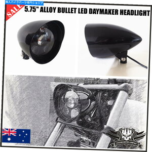 Headlight 5 3/4 "OXubNLEDfC[J[wbhCgn[[uCNAEgbJ[FXSB fxcwx fxst 5 3/4" gloss black LED daymaker headlight Harley breakout rocker FXSB FXCWX FXST