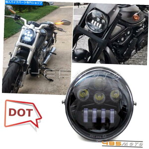 Headlight v rod vrod vrsca vrscr vrsc vrscf for v rodd vrod vrod vrsca vrscf for dot led led�w�b�h���C�g DOT LED Headlight High Low Beam Headlamp For V Rod VROD VRSCA VRSCR VRSC VRSCF�y���s�A���i�z
