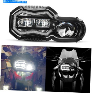 Headlight ŐṼhbgE24tgLEDwbhCgF650GS F800GS F800R F700G̃wbhCgn[GWFAC Newest DOT E24 Front LED Headlight Halo Angel Eye For F650GS F800GS F800R F700GS