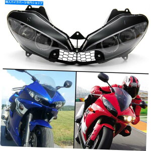 Headlight ���}�nYZF R6 2003-2005��YZF R6S 2006-2009�̃t�����g�w�b�h���C�g�w�b�h���C�g�����v Front Headlight Head Light Lamp for Yamaha YZF R6 2003-2005 & YZF R6S 2006-2009�y���s�A���i�z